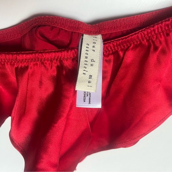 Fleur du Mal Luxe Flutter Panties - Picture 7 of 9